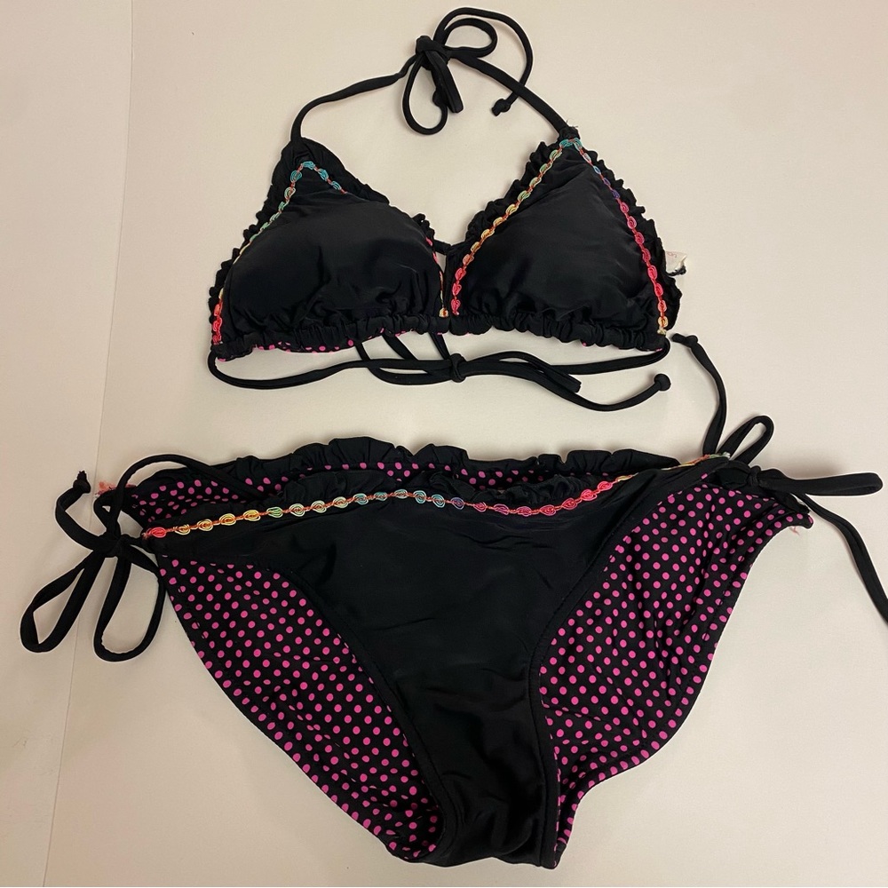 Xhilaration Reversible String Bikini (Top:M/Botto… - image 1